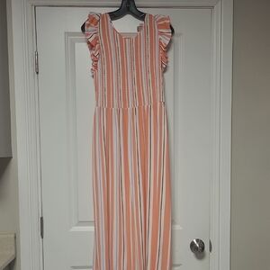 A New Day Peach and Cream Patterned Garment